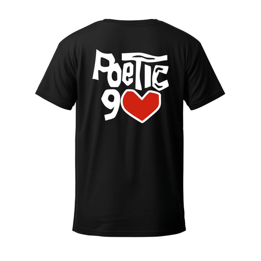 T-shirt noir ORIGINAL - POETIC 90