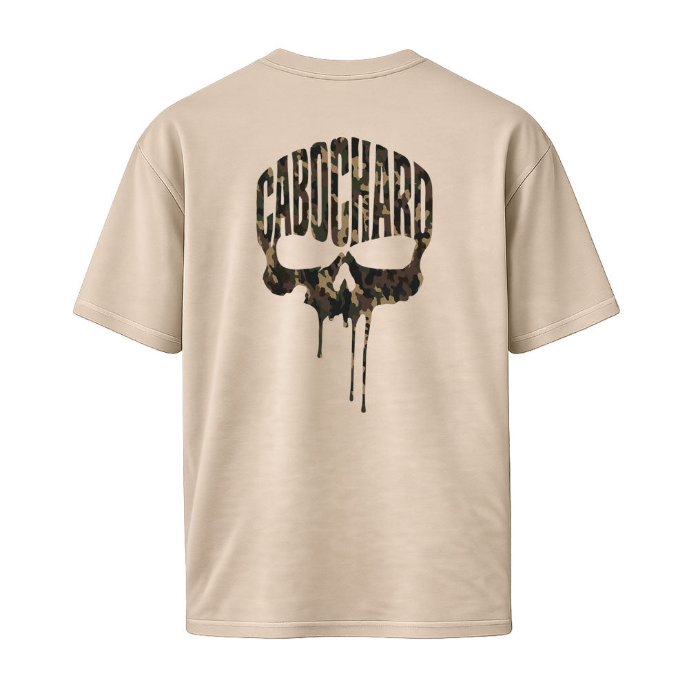 T-shirt beige SKULL - CABOCHARD