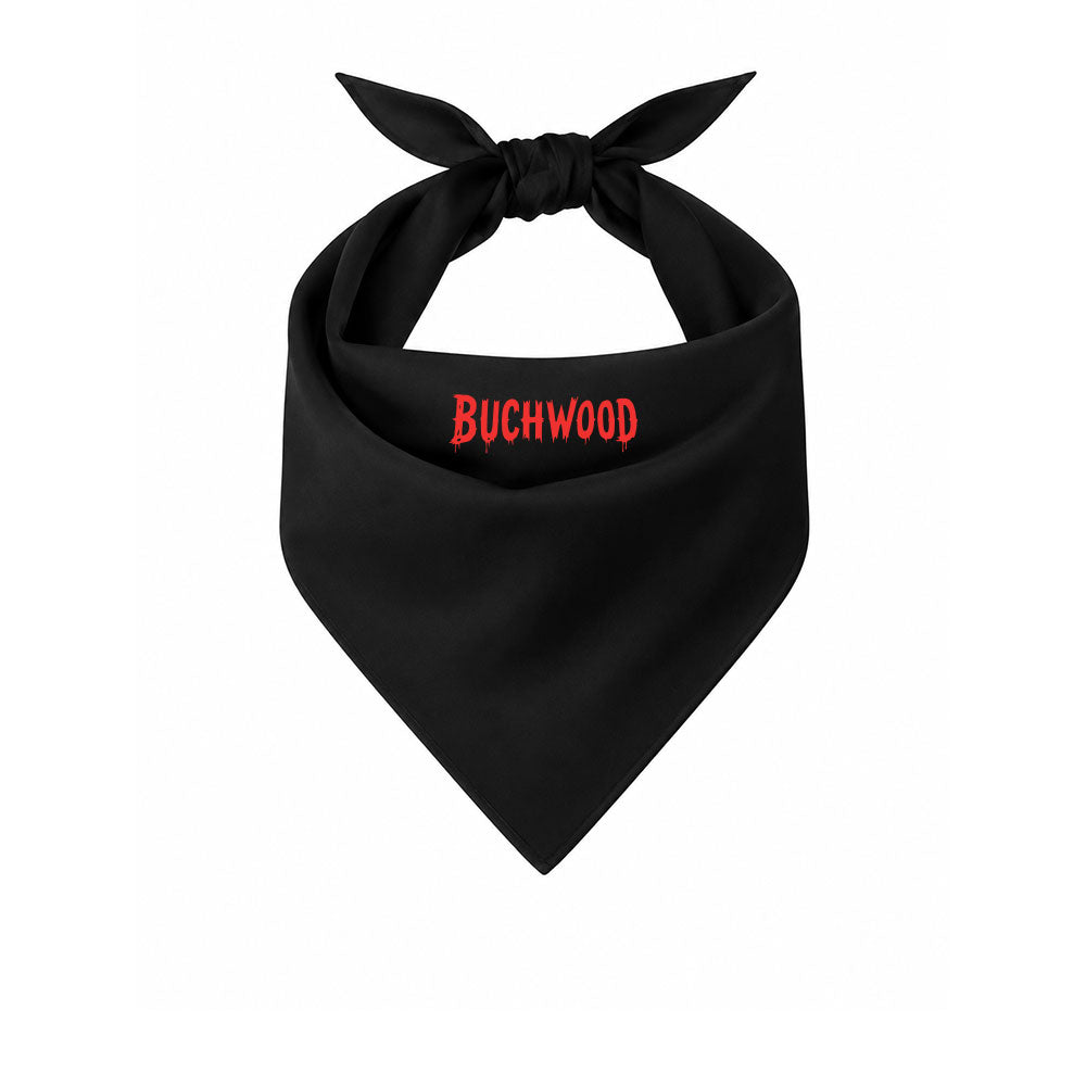 Bandana noir BUCHWOOD rouge - BUCHWOOD