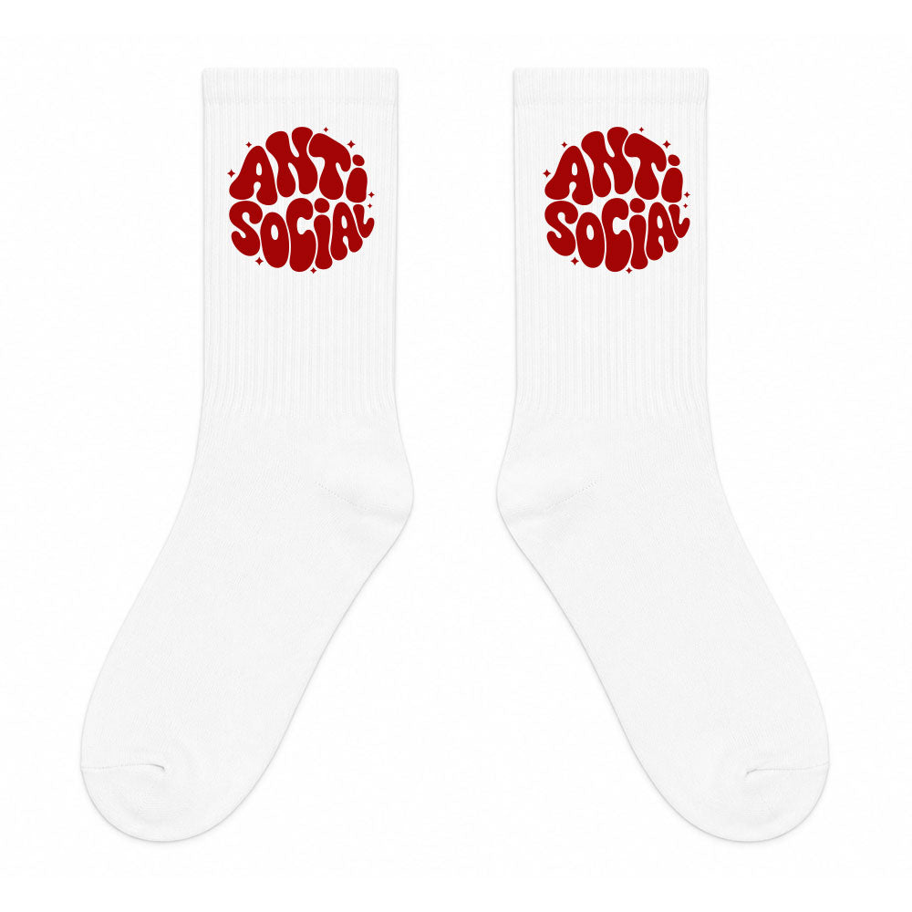 Chaussettes blanches ANTISOCIAL - ANTISOCIAL