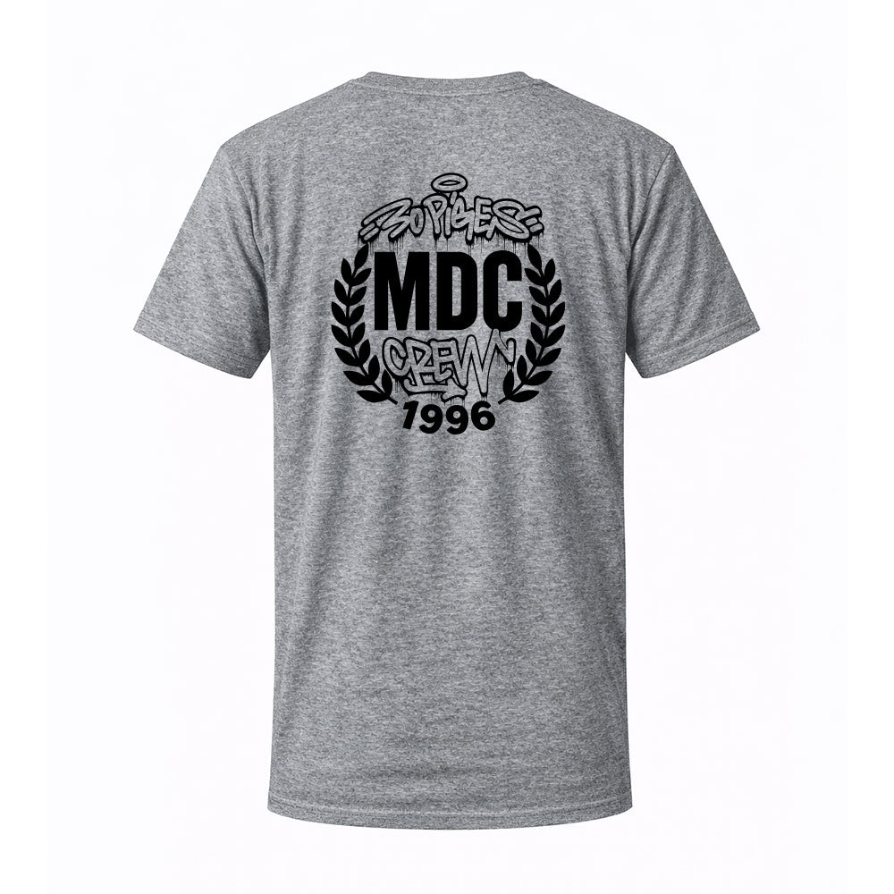 T-shirt gris 30 PIGES - MDC CREW