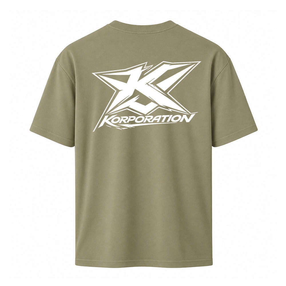T-shirt kaki KORPO - KORPORATION