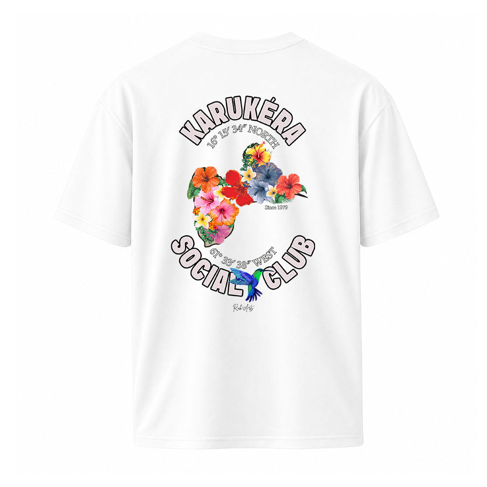 T-shirt blanc KARUKERA SOCIAL CLUB - PAWOL