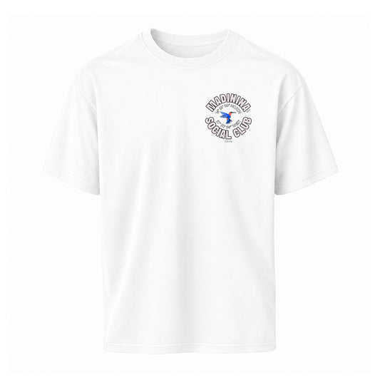 T-shirt blanc MADININA SOCIAL CLUB - PAWOL