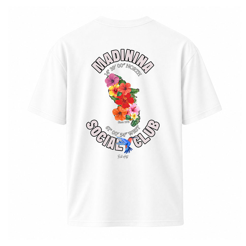 T-shirt blanc MADININA SOCIAL CLUB - PAWOL