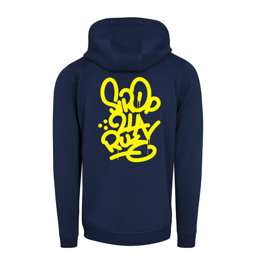 Sweat Capuche navy TAG - SIROP DE LA RUE