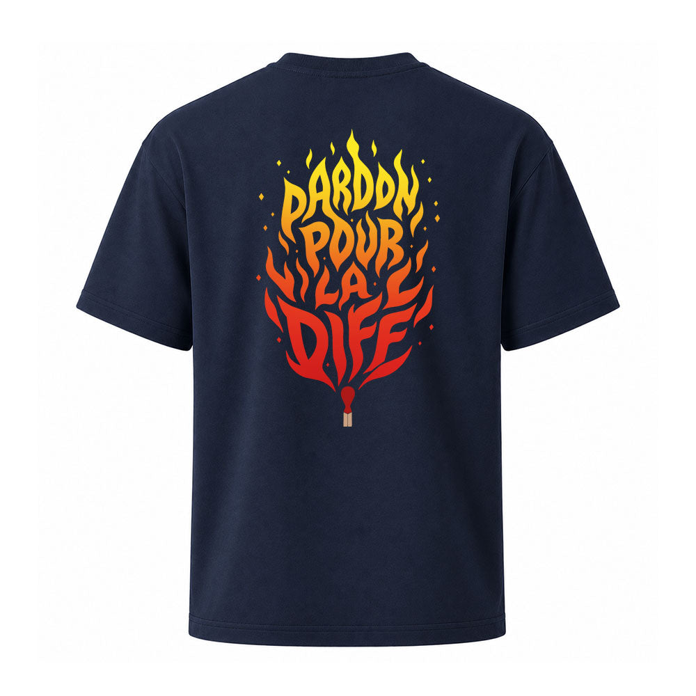 T-shirt navy PPLD - FAIS LA DIFF