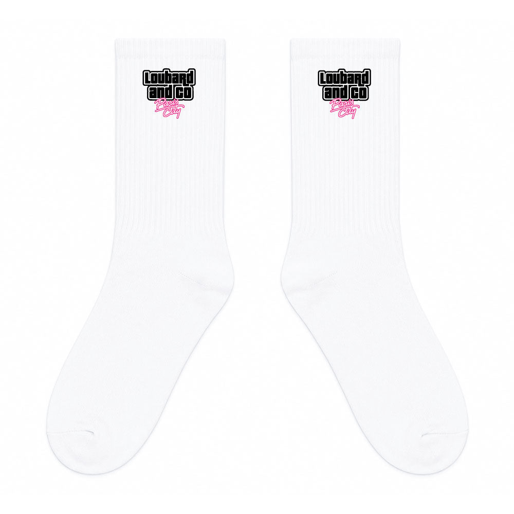 Chaussettes blanches LOUBARD PARIS CITY - LOUBARD & CO
