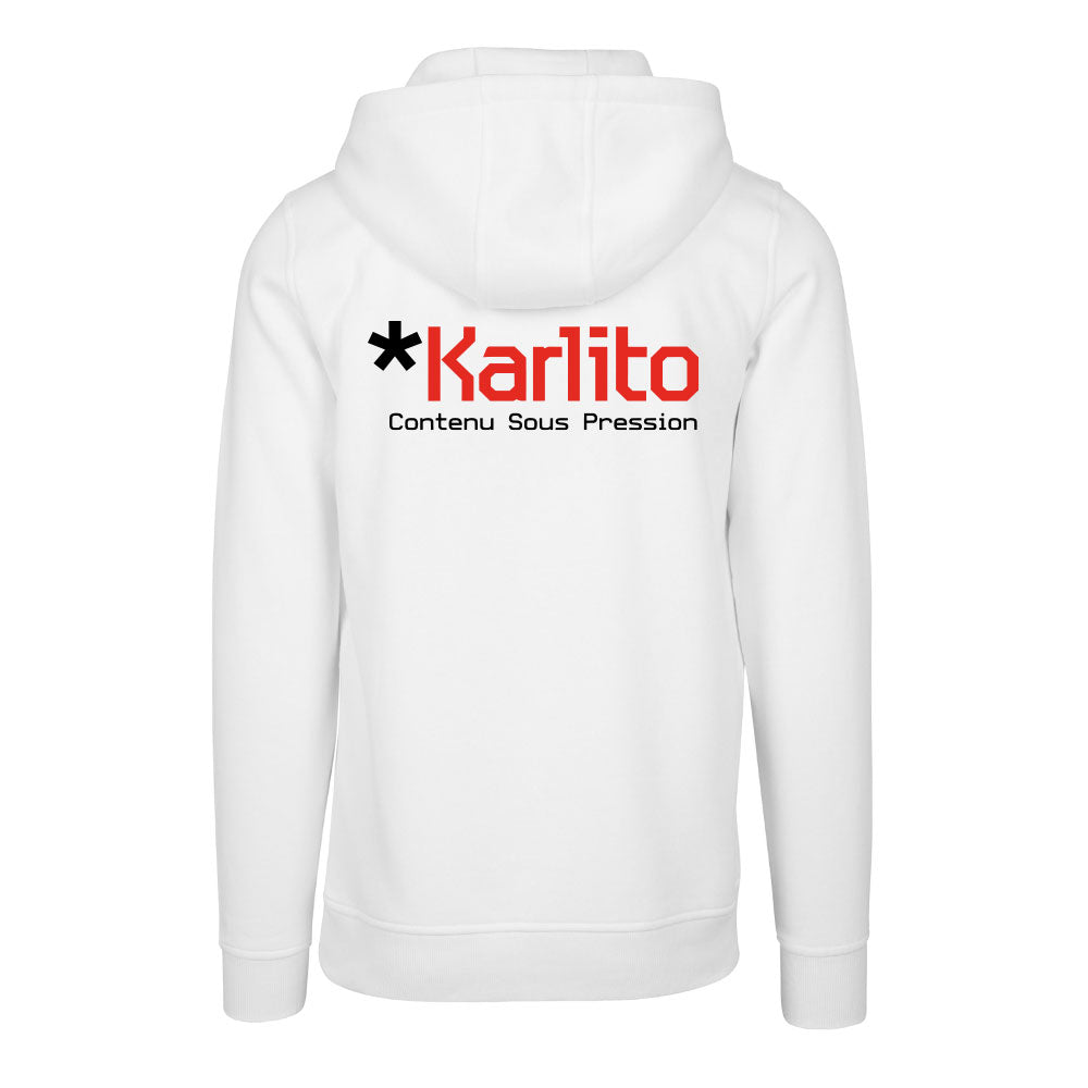 Sweat Capuche blanc KARLITO - KARLITO