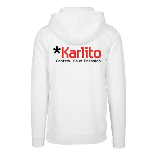 Sweat Capuche blanc KARLITO - KARLITO