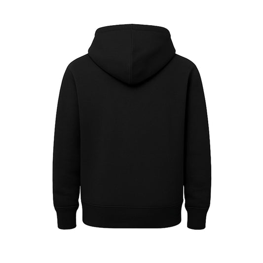 Sweat Capuche noir ROCK blanc - FAIS LA DIFF