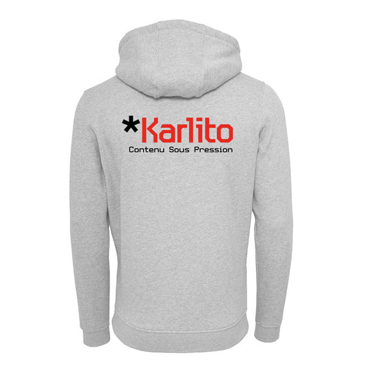 Sweat Capuche gris KARLITO - KARLITO