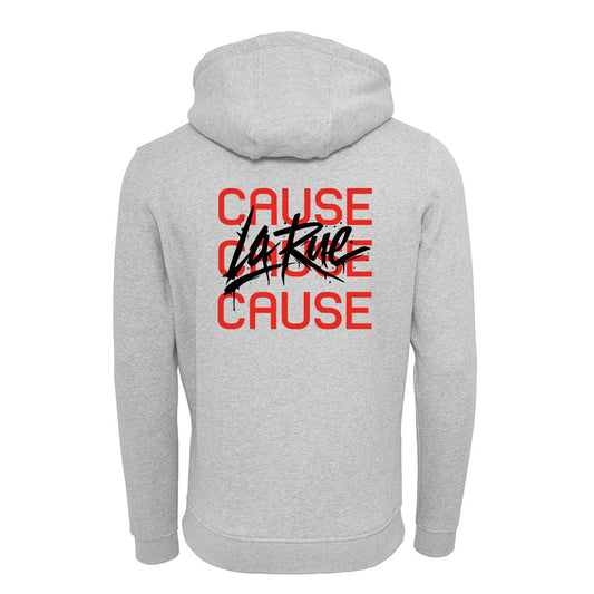 Sweat Capuche gris LA RUE CAUSE - KARLITO