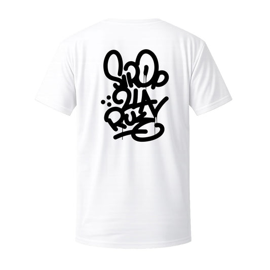 T-shirt blanc TAG - SIROP DE LA RUE
