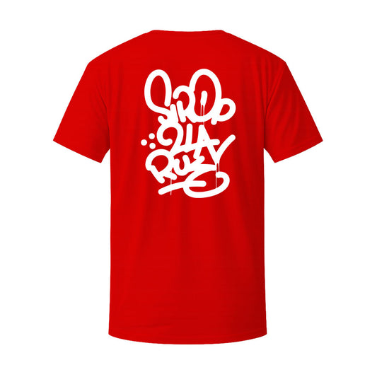 T-shirt rouge TAG - SIROP DE LA RUE