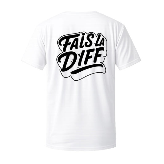 T-shirt blanc ORIGINAL - FAIS LA DIFF