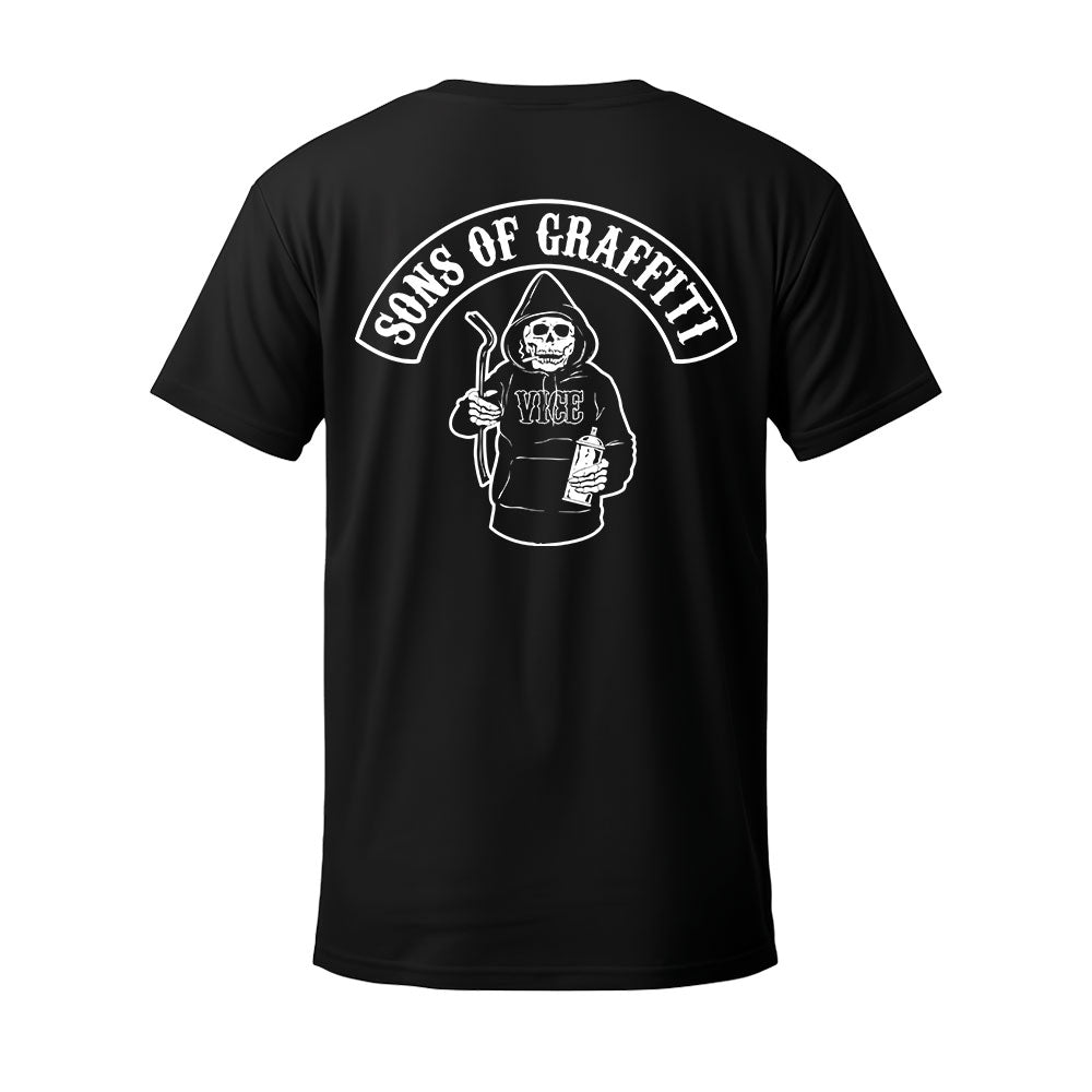 T-shirt noir SONS OF GRAFFITI - GRAFFITI VICE