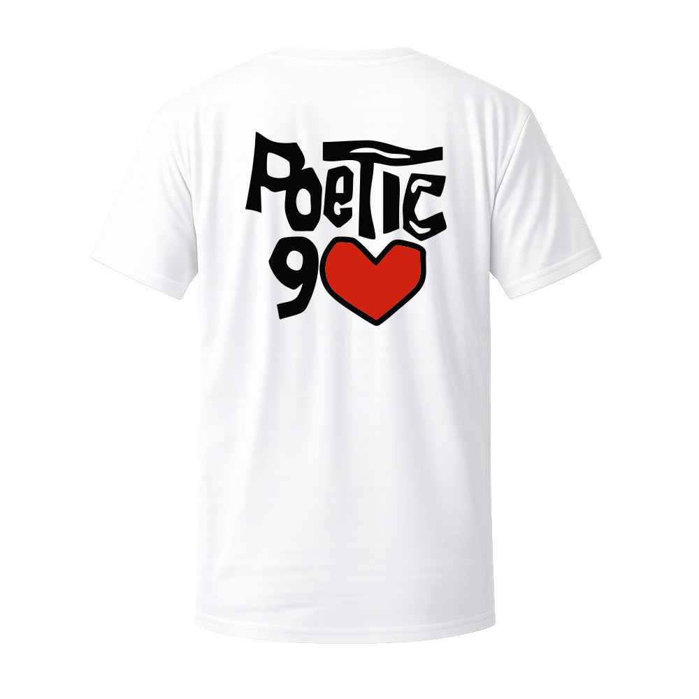 T-shirt blanc ORIGINAL - POETIC 90