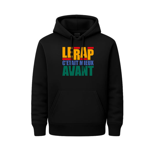 Sweat Capuche noir RAP BUSINESS - LRCMA