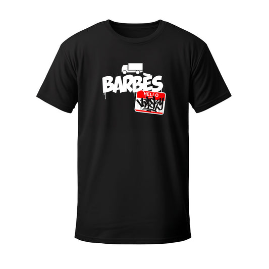 T-shirt noir BARBES - VAPSKY