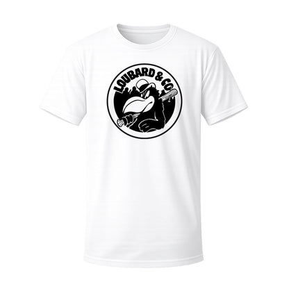 T-shirt blanc BIRD by FUNCO88 - LOUBARD & CO