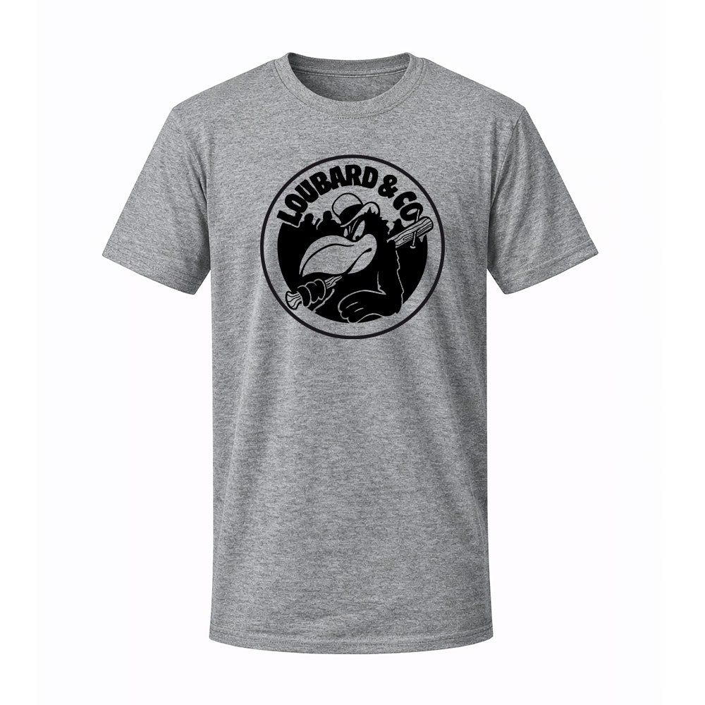 T-shirt gris BIRD by FUNCO88 - LOUBARD & CO