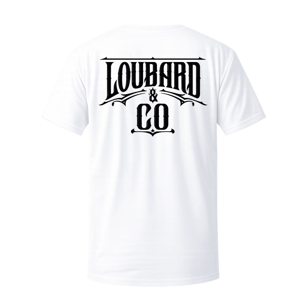T-shirt blanc LOW RIDER - LOUBARD & CO