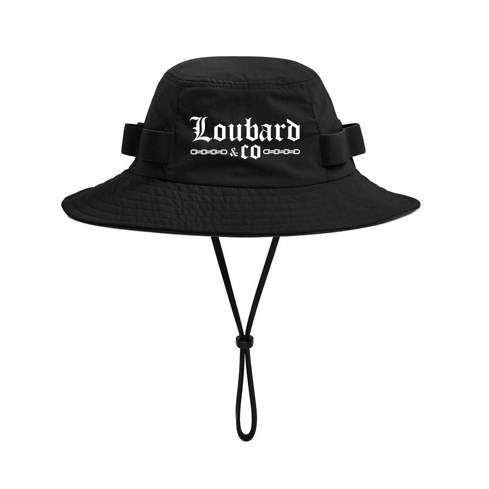 Bob ficelle noir LETTER - LOUBARD & CO