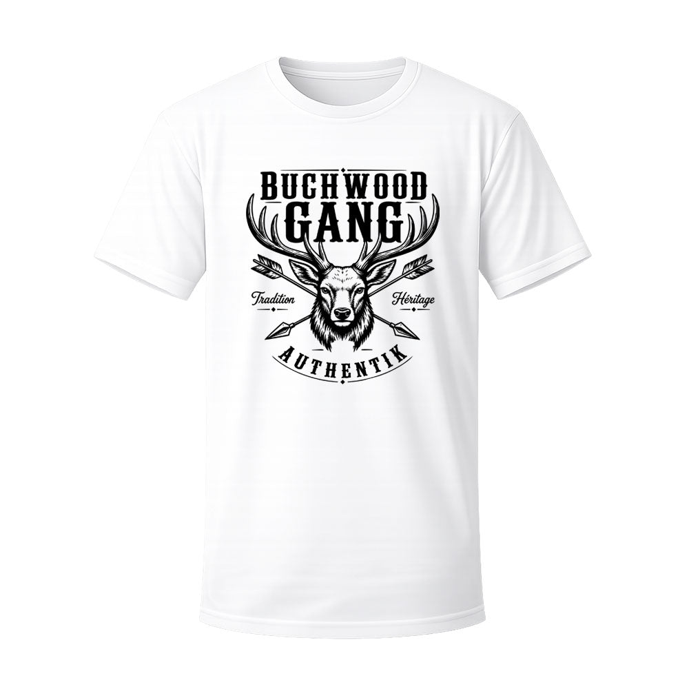 T-shirt blanc AUTHENTIK - BUCHWOOD