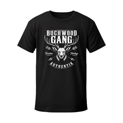 T-shirt noir AUTHENTIK - BUCHWOOD
