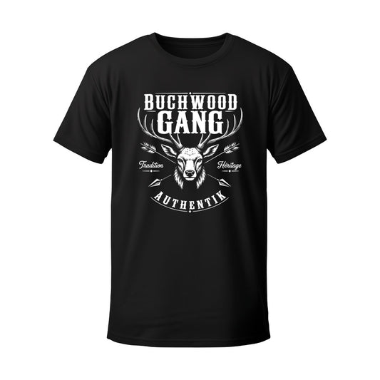 T-shirt noir AUTHENTIK - BUCHWOOD