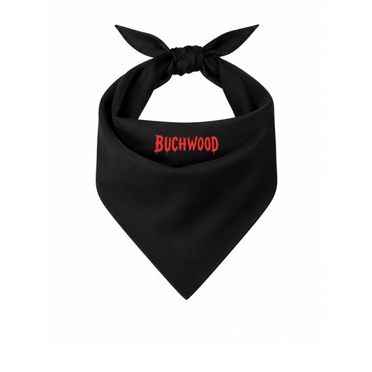 Bandana noir BUCHWOOD rouge - BUCHWOOD