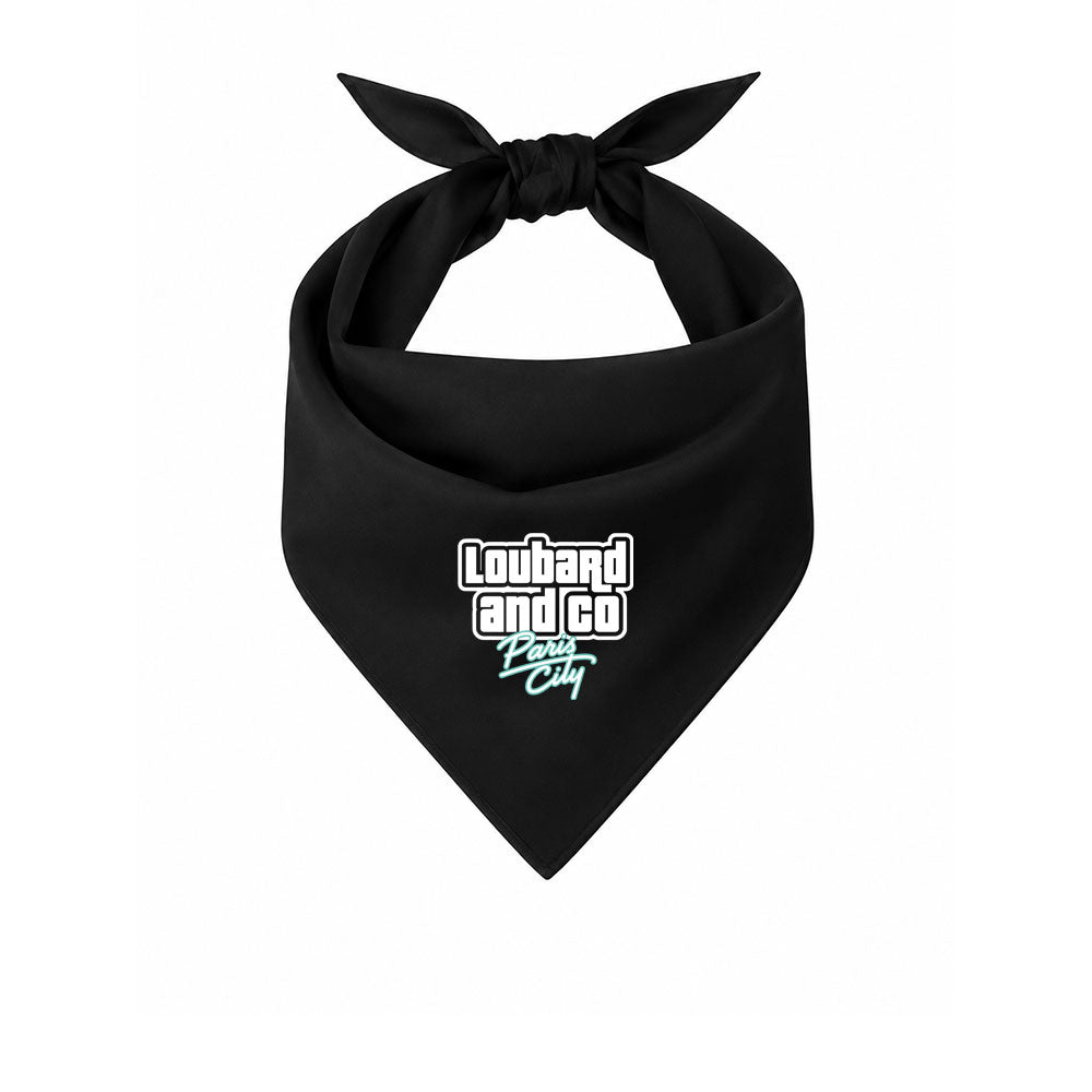 Bandana noir LOUBARD PARIS CITY - LOUBARD & CO