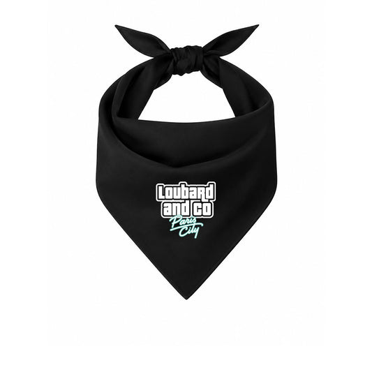 Bandana noir LOUBARD PARIS CITY - LOUBARD & CO