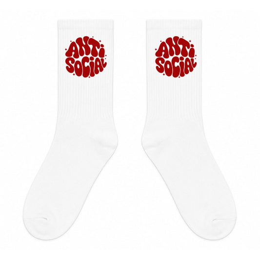 Chaussettes blanches ANTISOCIAL - ANTISOCIAL