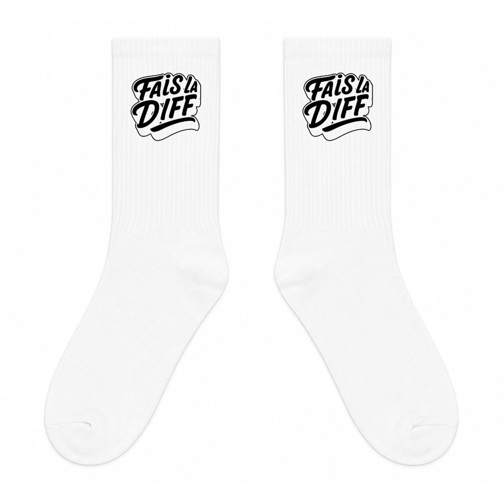 Chaussettes blanches ORIGINAL - FAIS LA DIFF