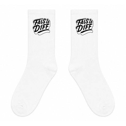 Chaussettes blanches ORIGINAL - FAIS LA DIFF