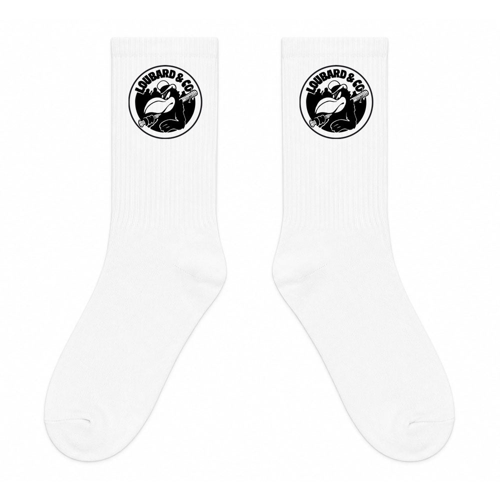 Chaussettes blanches BIRD by FUNCO88 - LOUBARD & CO