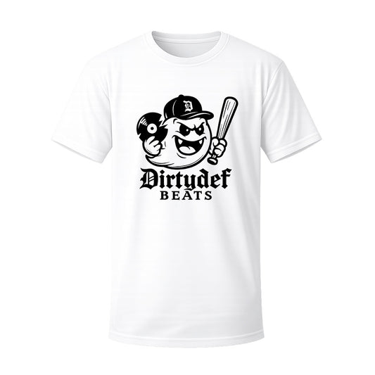T-shirt blanc BEATS - DIRTYDEF