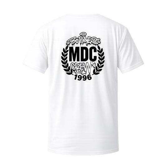 T-shirt blanc 30 PIGES - MDC CREW