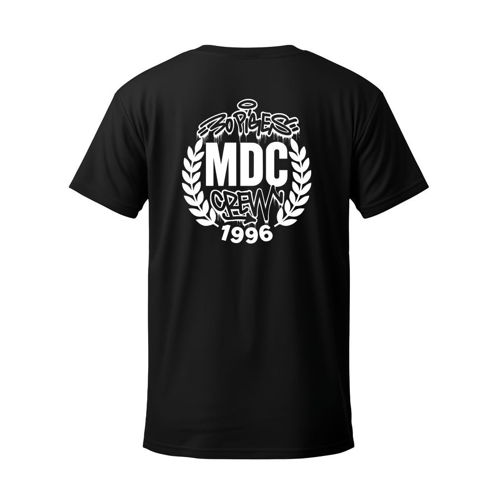 T-shirt noir 30 PIGES - MDC CREW