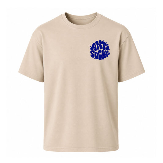 T-shirt beige ANTICOCIAL - ANTISOCIAL