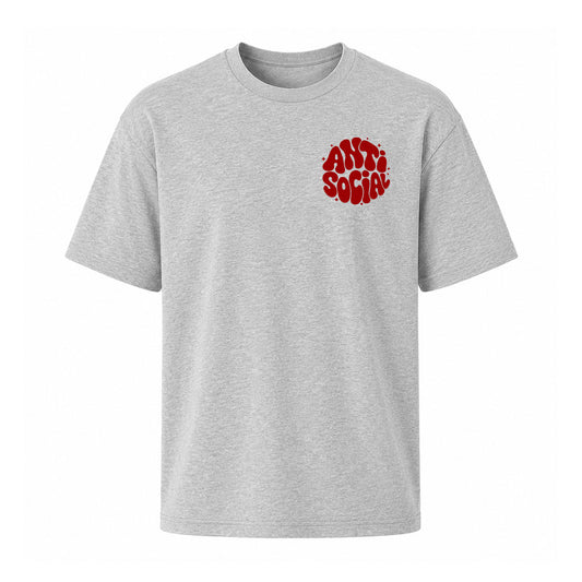 T-shirt gris ANTICOCIAL - ANTISOCIAL