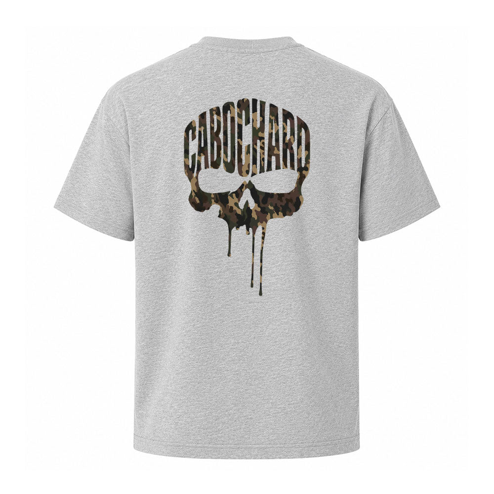 T-shirt gris SKULL - CABOCHARD
