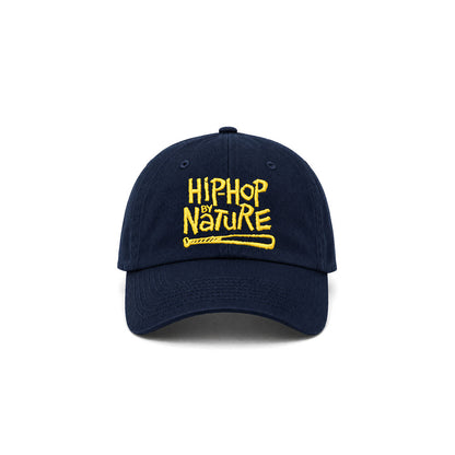 Casquette navy brodée HIP HOP BY NATURE - POETIC 90