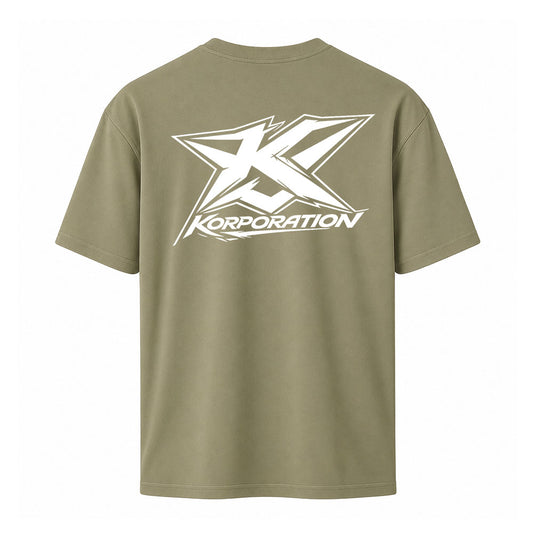 T-shirt kaki KORPO - KORPORATION