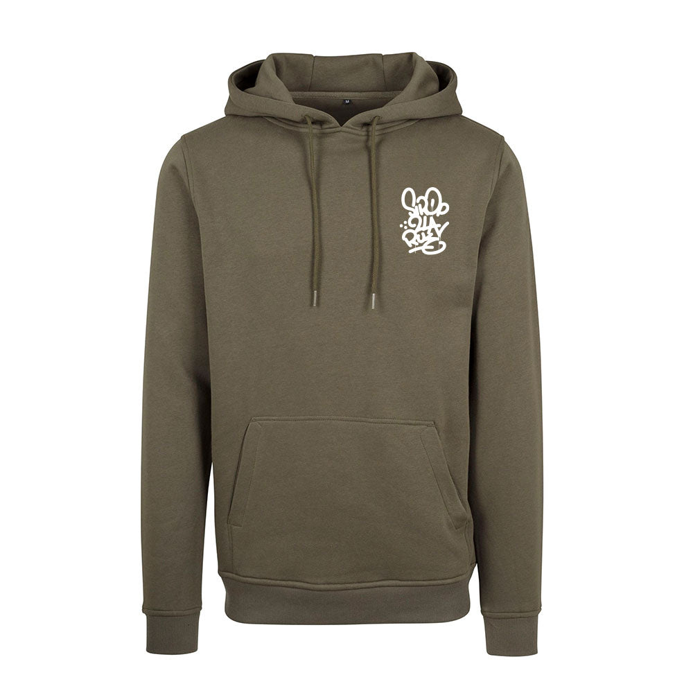 Sweat Capuche kaki TAG - SIROP DE LA RUE