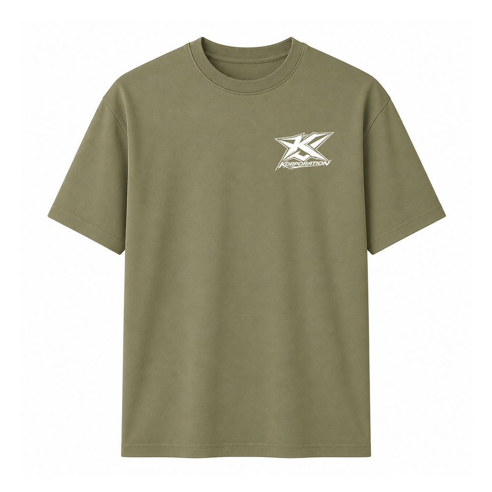 T-shirt kaki KORPO - KORPORATION