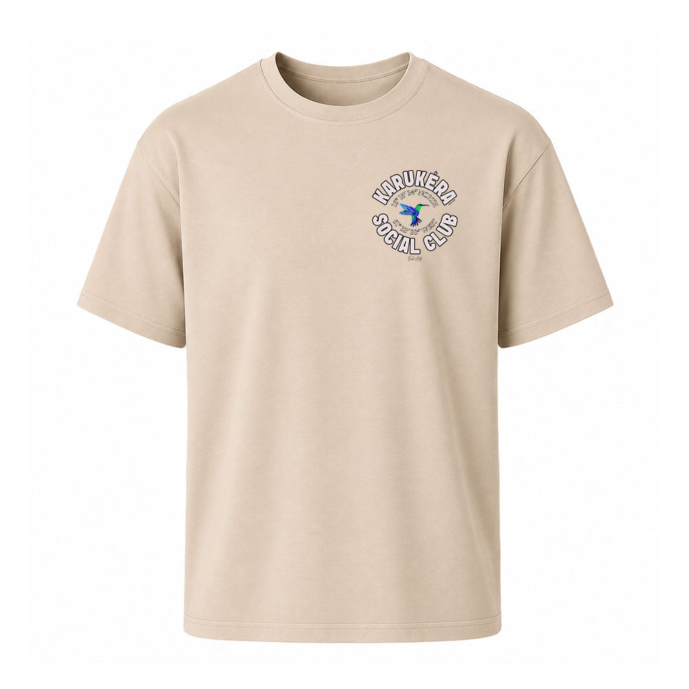 T-shirt beige KARUKERA SOCIAL CLUB - PAWOL