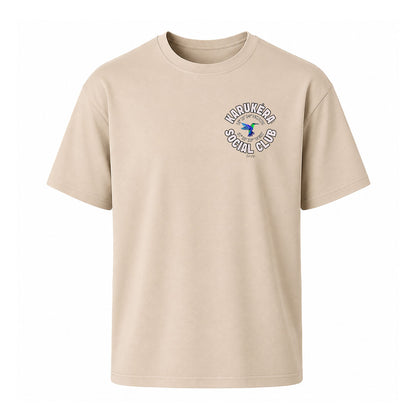 T-shirt beige KARUKERA SOCIAL CLUB - PAWOL